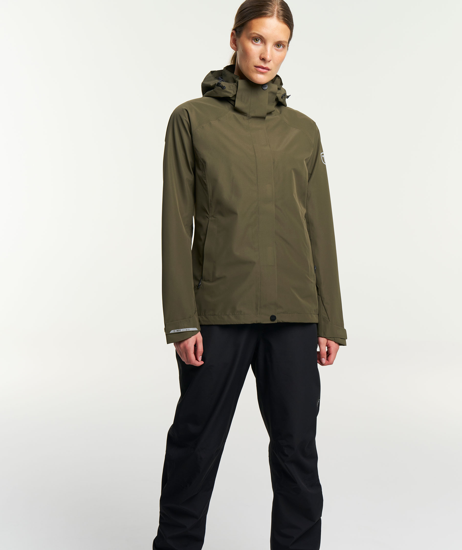 Tenson Westing women's rain jacket, Olive Green, large image number 6