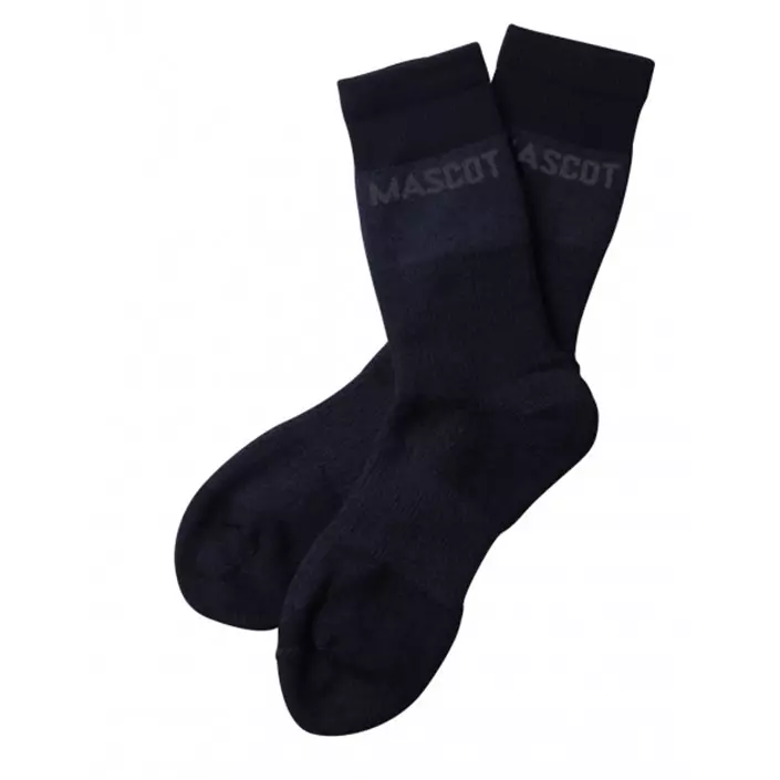 Mascot Moshi socks, Dark Marine Melange, large image number 0