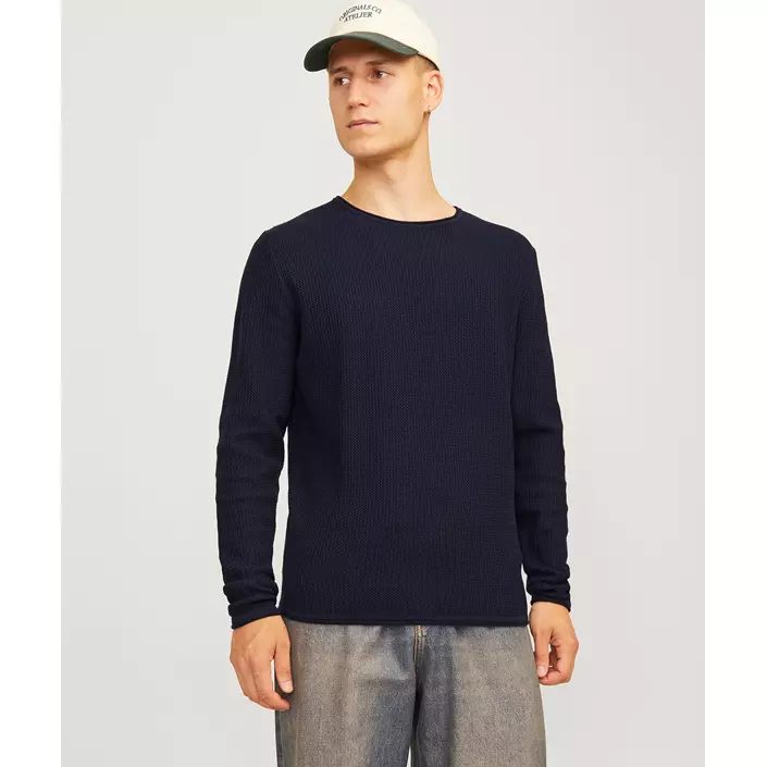 Jack & Jones JJECOOPER striktrøje, Mood Indigo, large image number 1
