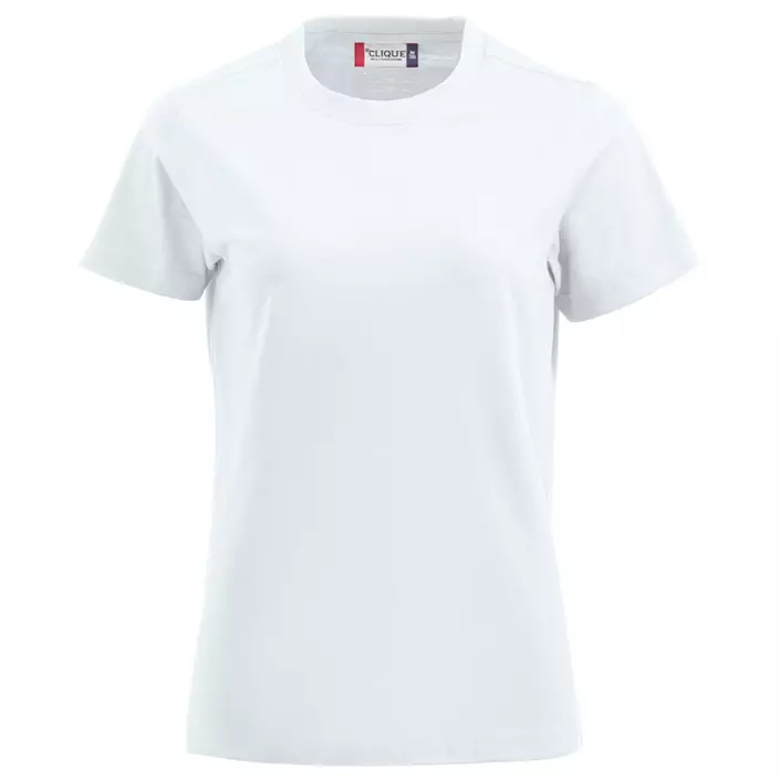 Clique Premium T-shirt dam, Vit, large image number 0