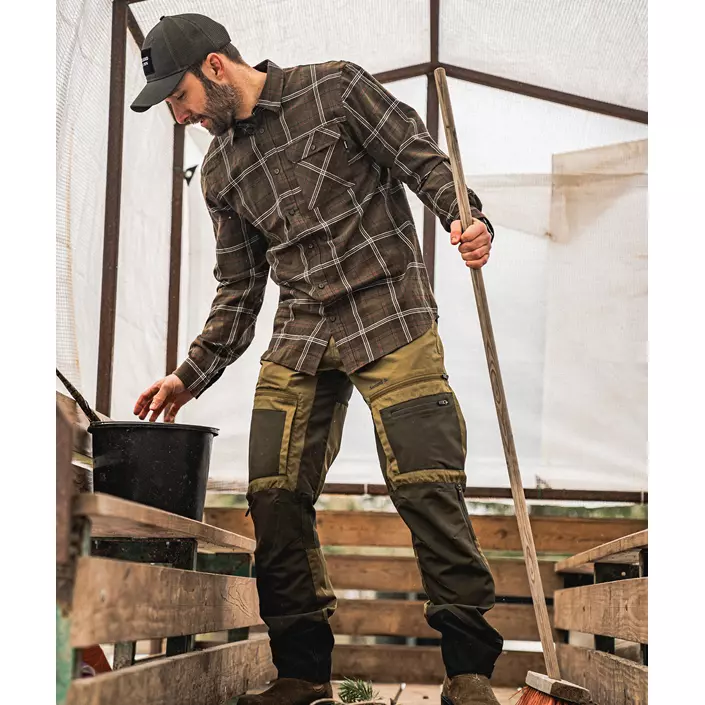 Seeland Hemlock bukser, Military olive/Pine green, large image number 12