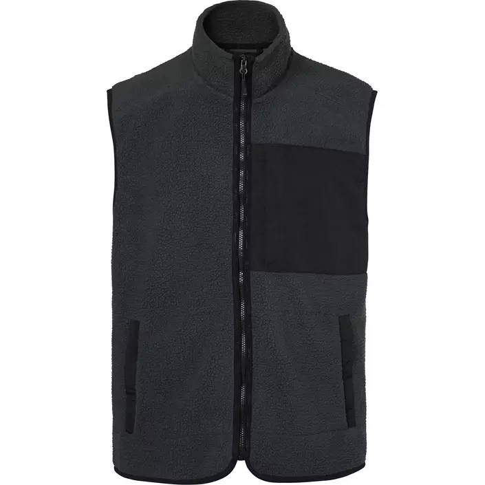 South West Seth fleece vest, Dark Grey, large image number 0