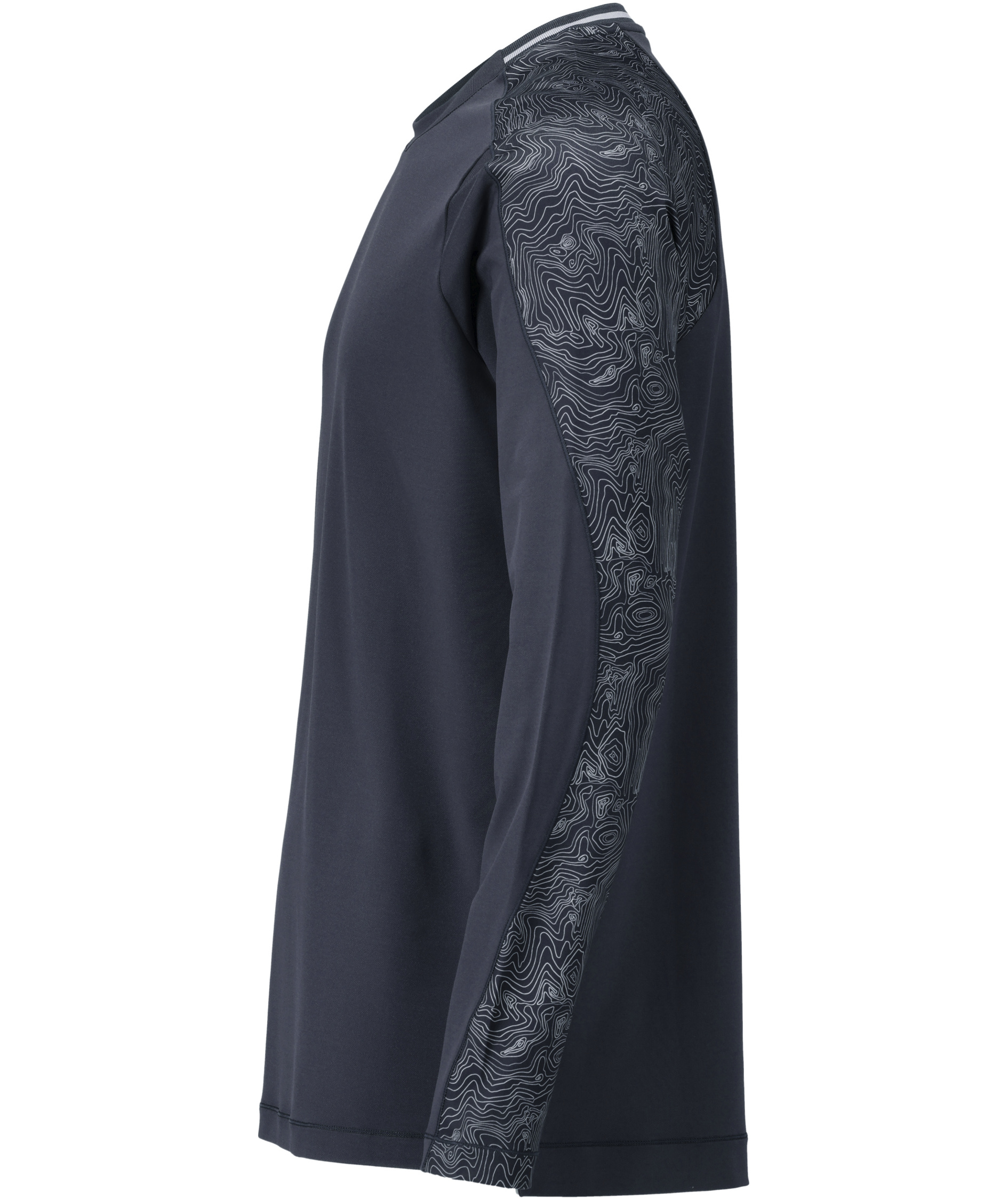 Mascot Customized long-sleeved T-shirt, Dark Marine Blue, large image number 3