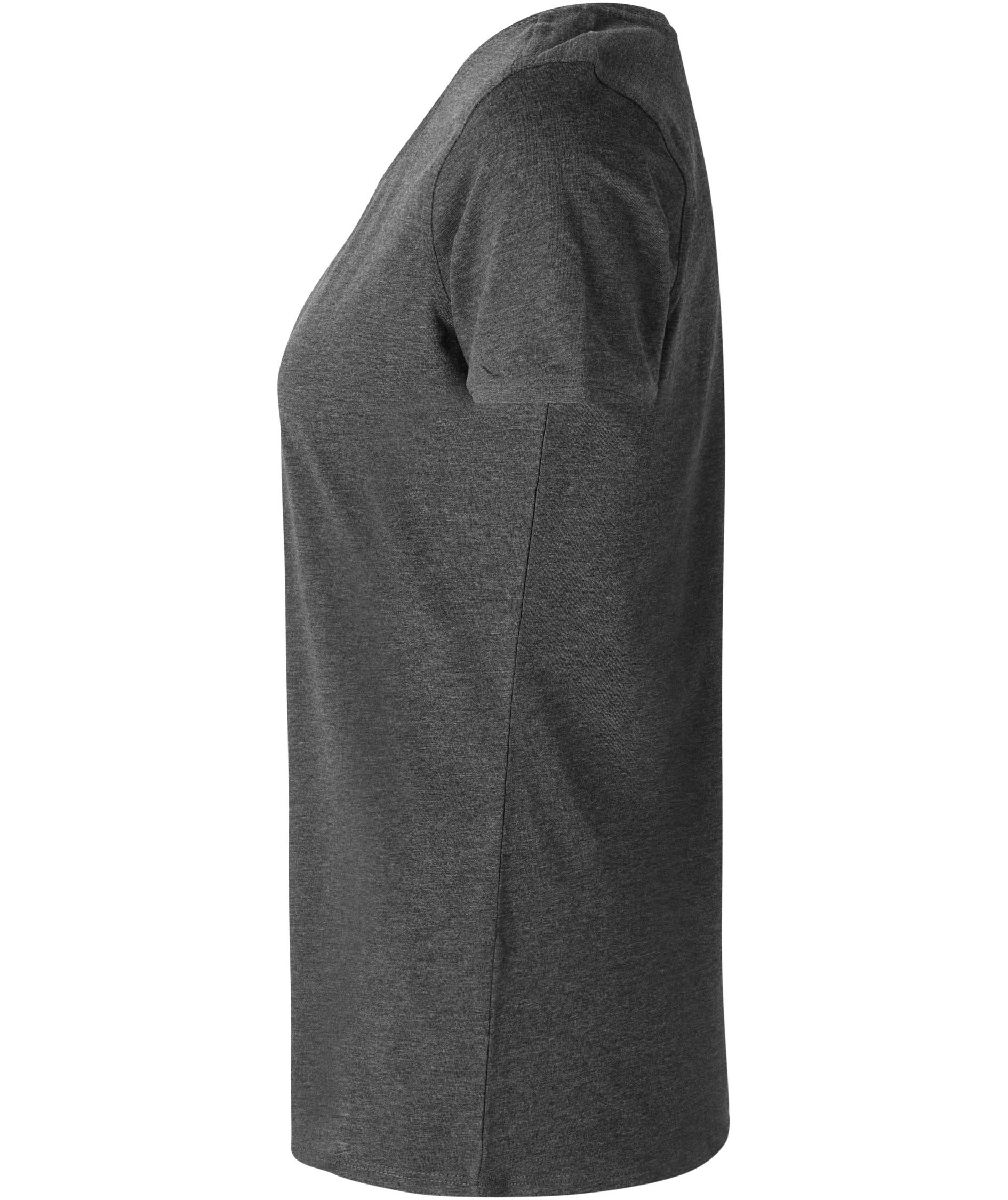 ID women's O-neck T-shirt, Anthracite Grey Melange, large image number 2