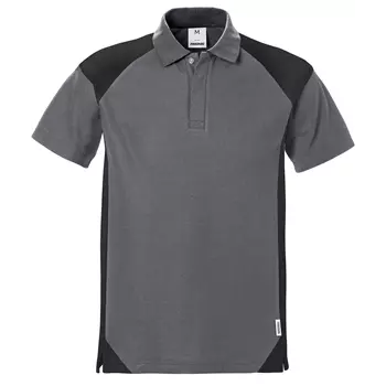 Fristads polo shirt, Grey/Black