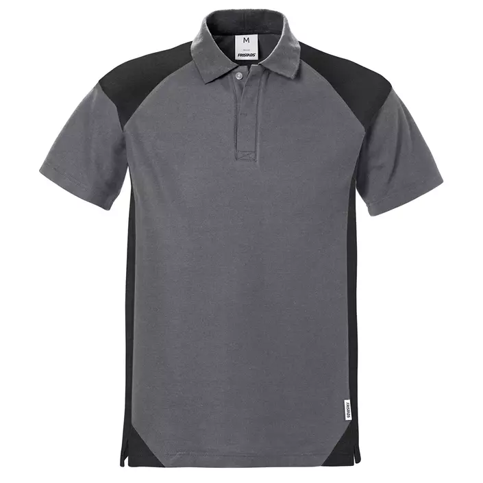 Fristads polo shirt, Grey/Black, large image number 0