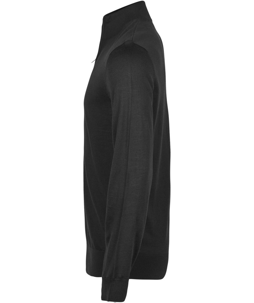 Tee Jays Half-zip sweatshirt, Black, large image number 3