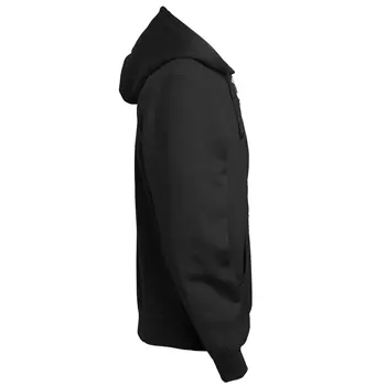 South West Parry hoodie with full zipper, Black