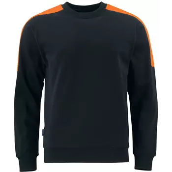 ProJob sweatshirt, Sort/Orange