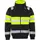 Fristads hoodie med dragkedja 7532 GKC, Varsel Gul/Svart, Varsel Gul/Svart, swatch