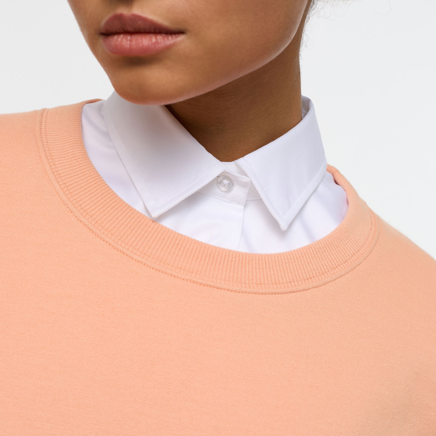 Eterna Satin women's collar, White, large image number 3