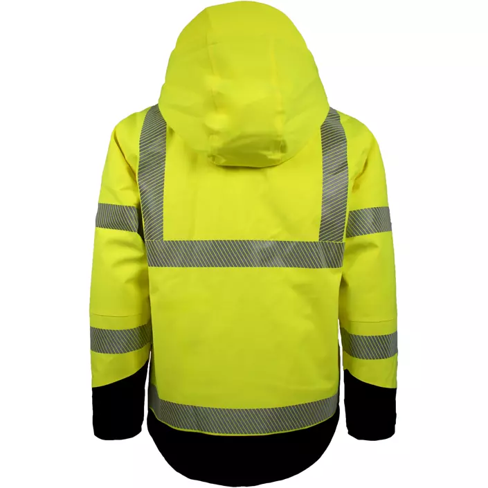 Lyngsøe vinterjacka full stretch, Varsel Gul/Svart, large image number 2