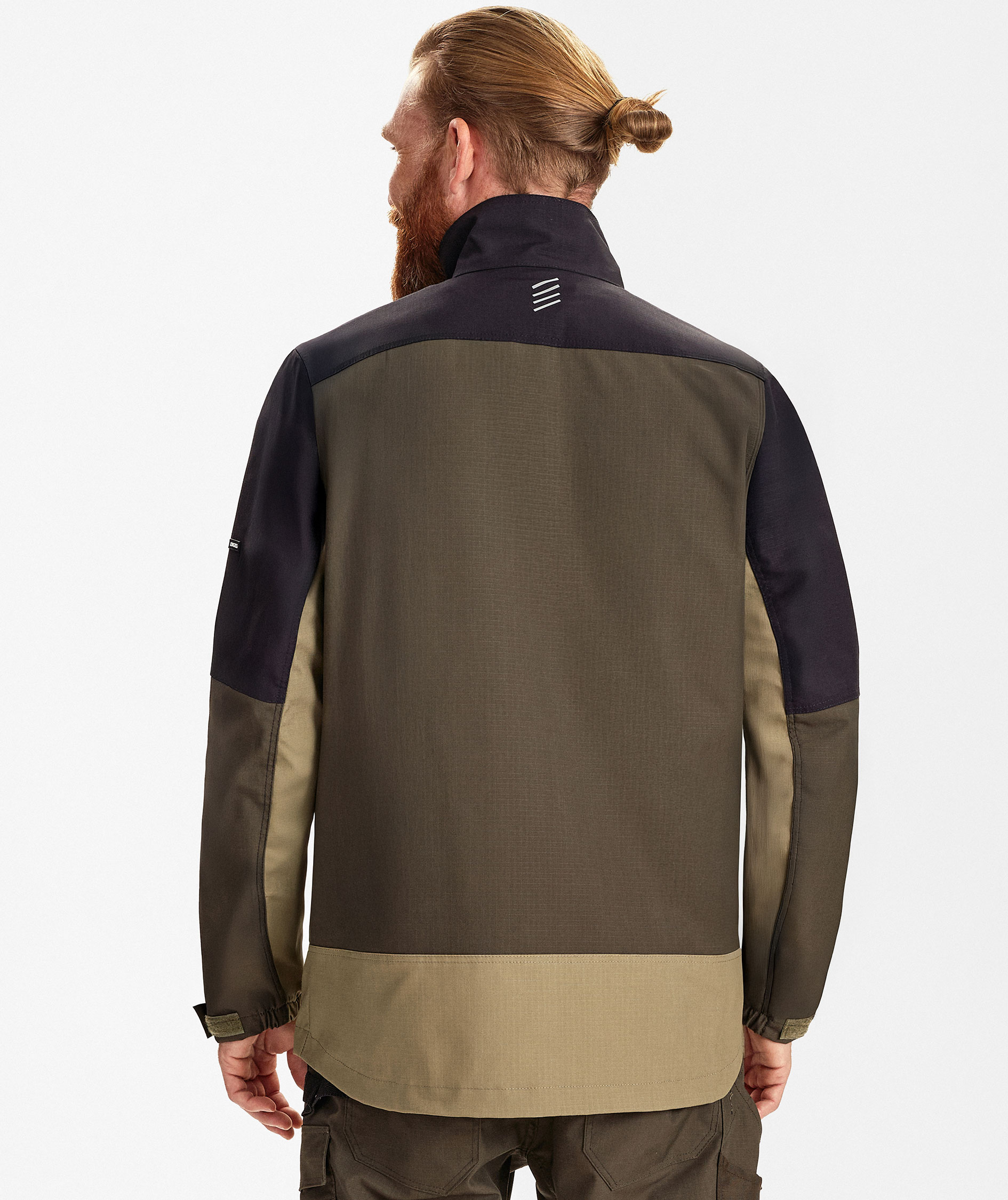 Engel Entire arbejdsjakke, Forest Green/Black, large image number 4