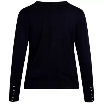 Claire Woman Camilla women's knitted cardigan, Dark navy