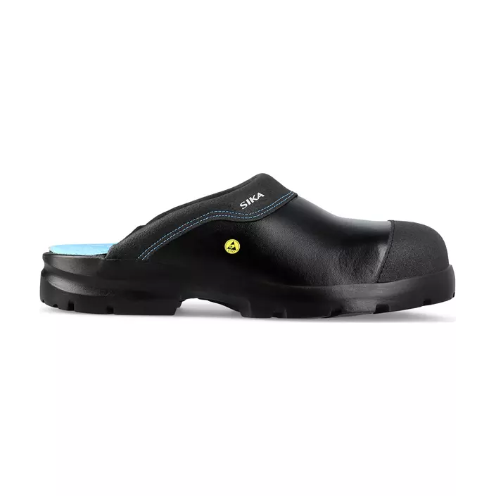 Sika Flex Light safety clogs without heel cover SB, Black, large image number 2
