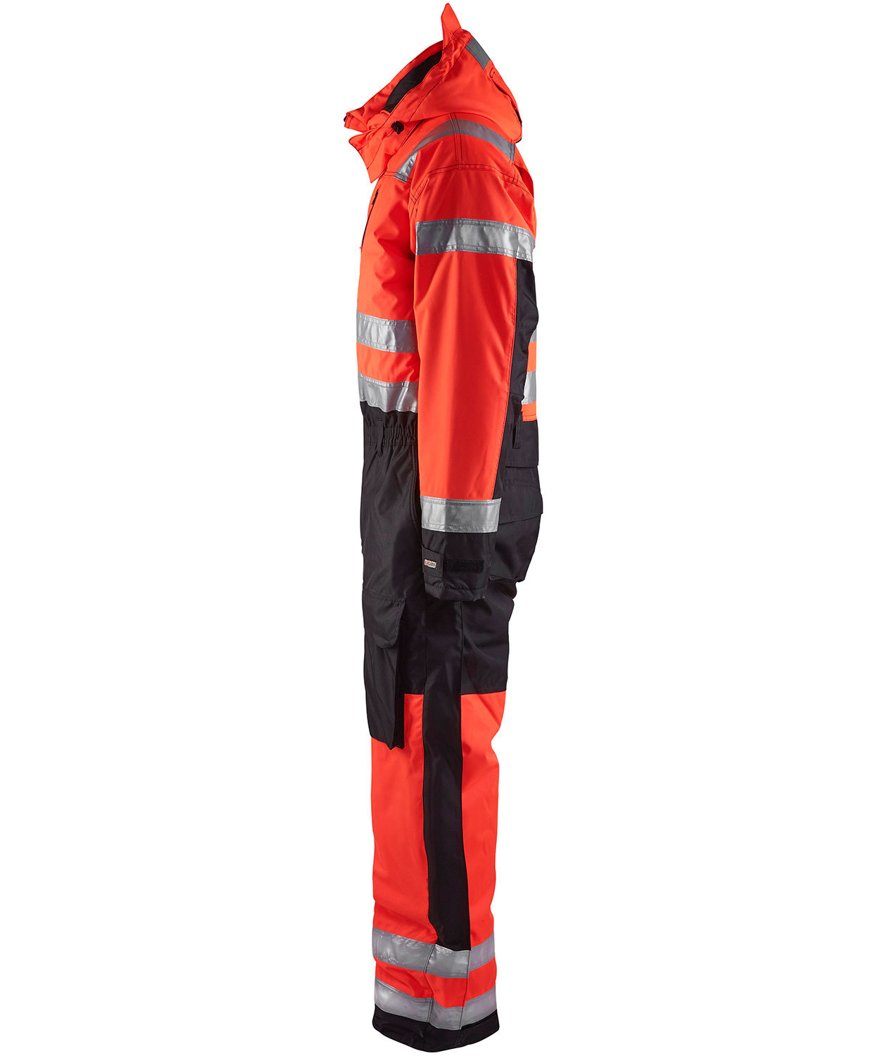 Bl&aring;kl&auml;der winter coverall, Hi-vis Red/Black