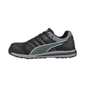 Puma Elevate Knit Low safety shoes S1P, Black/Grey