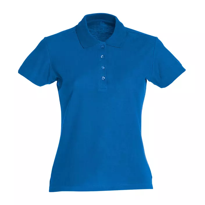 Clique Basic dame polo t-shirt, Kongeblå, large image number 0