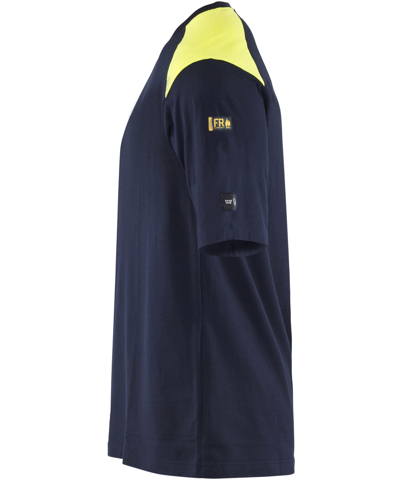 Bl&aring;kl&auml;der FR T-shirt, Marine/Hi-Vis yellow, large image number 3