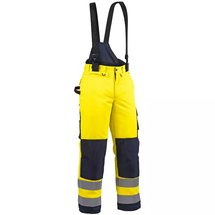 Blåkläder winter work trousers, Hi-vis Yellow/Marine, large image number 0