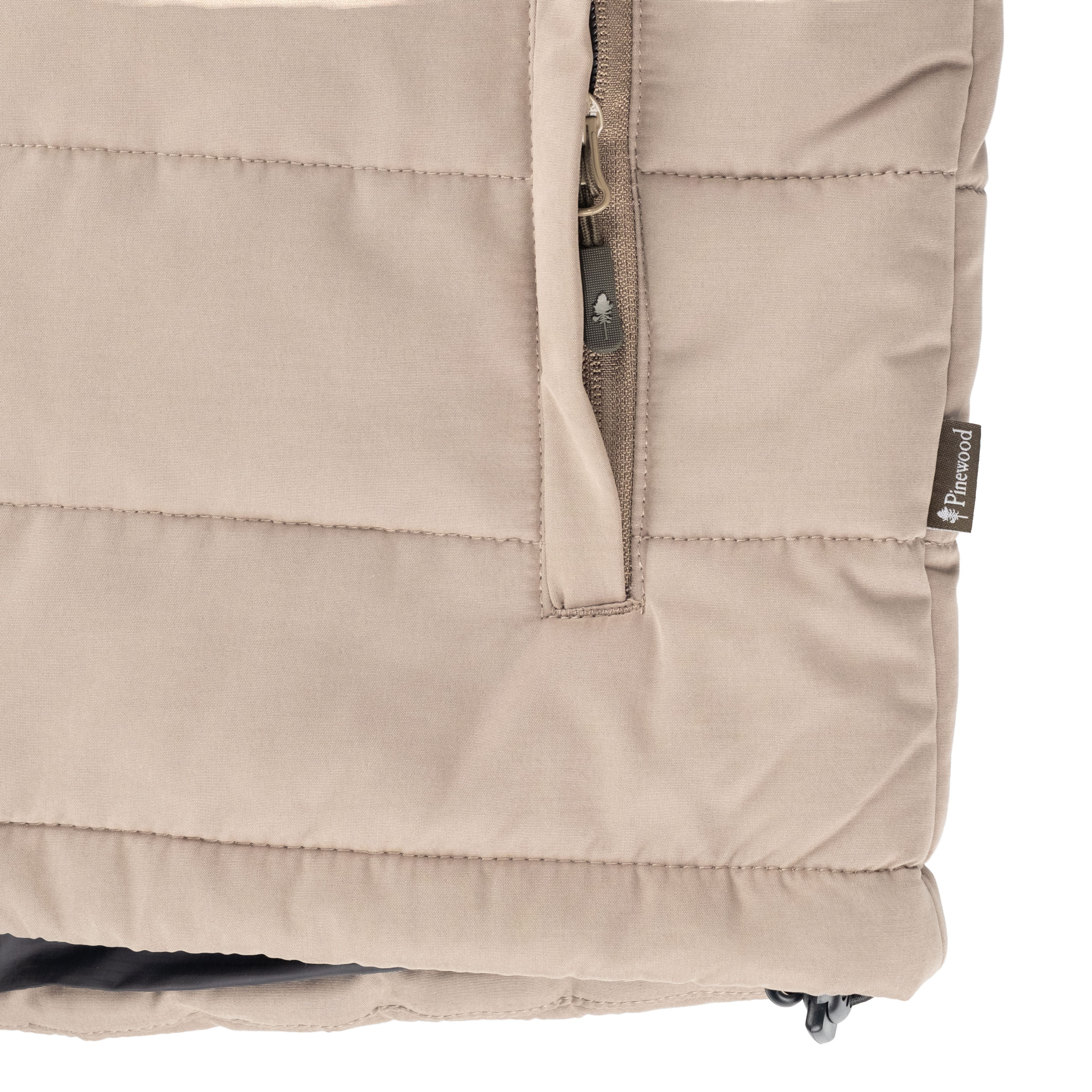 Pinewood V&auml;rnamo vatteret vest, Mole Brown/Dark Copper, large image number 2