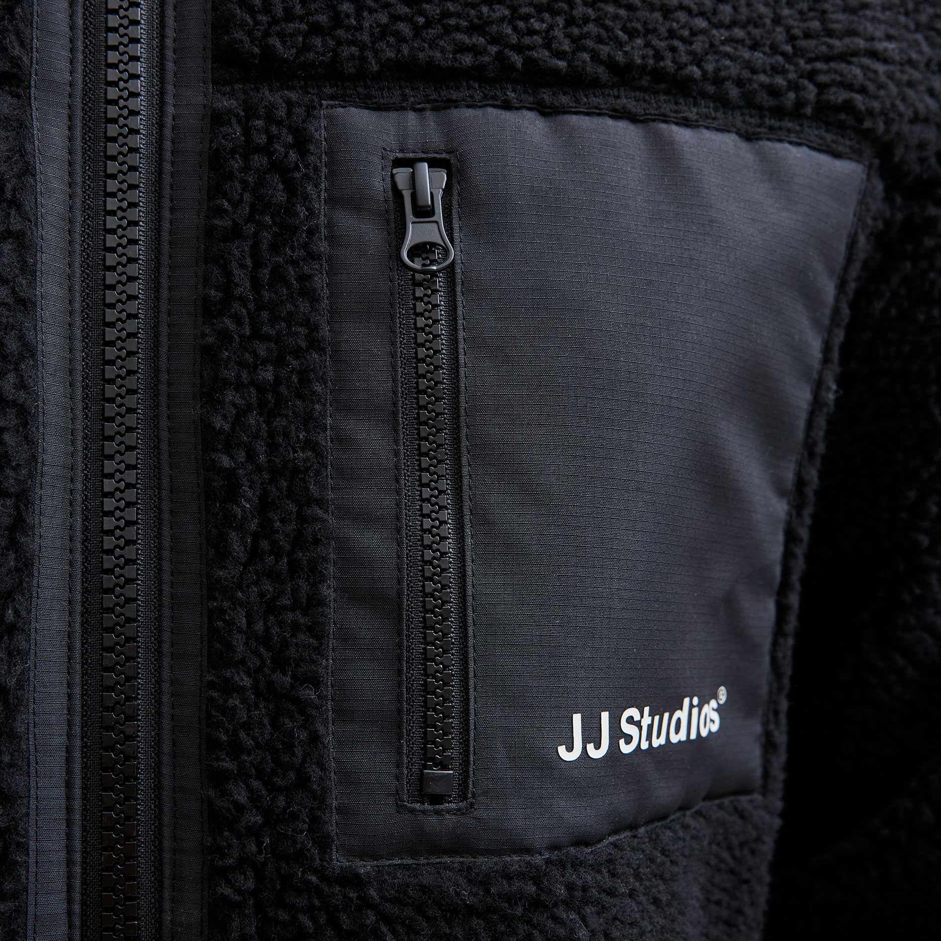 Jack & Jones JJESOHO Faserpelzjacke, Black, large image number 4