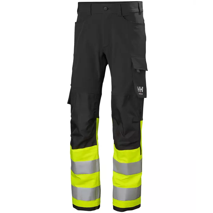 Helly Hansen Alna 4X work trousers full stretch, Hi-vis yellow/Ebony, large image number 0