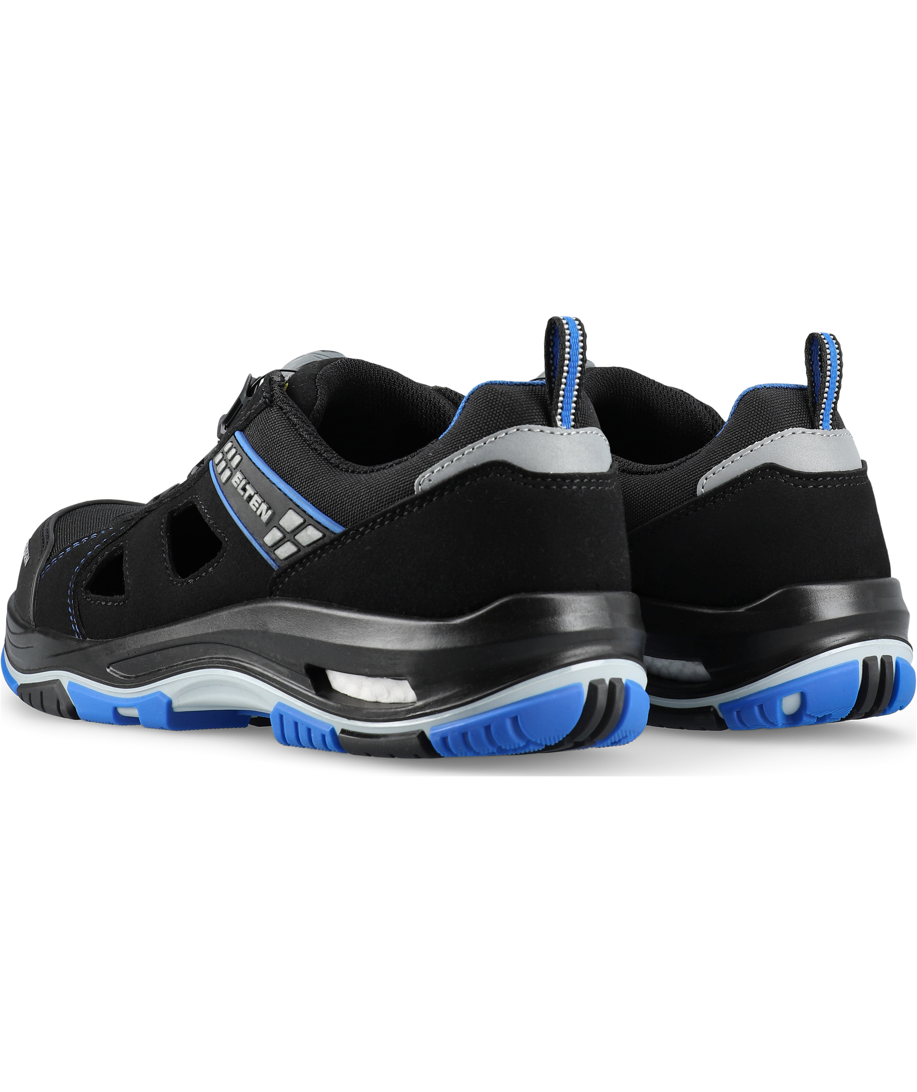 Elten Ian XXTP Pro Boa Blue Air safety sandals, Black/Blue, large image number 5