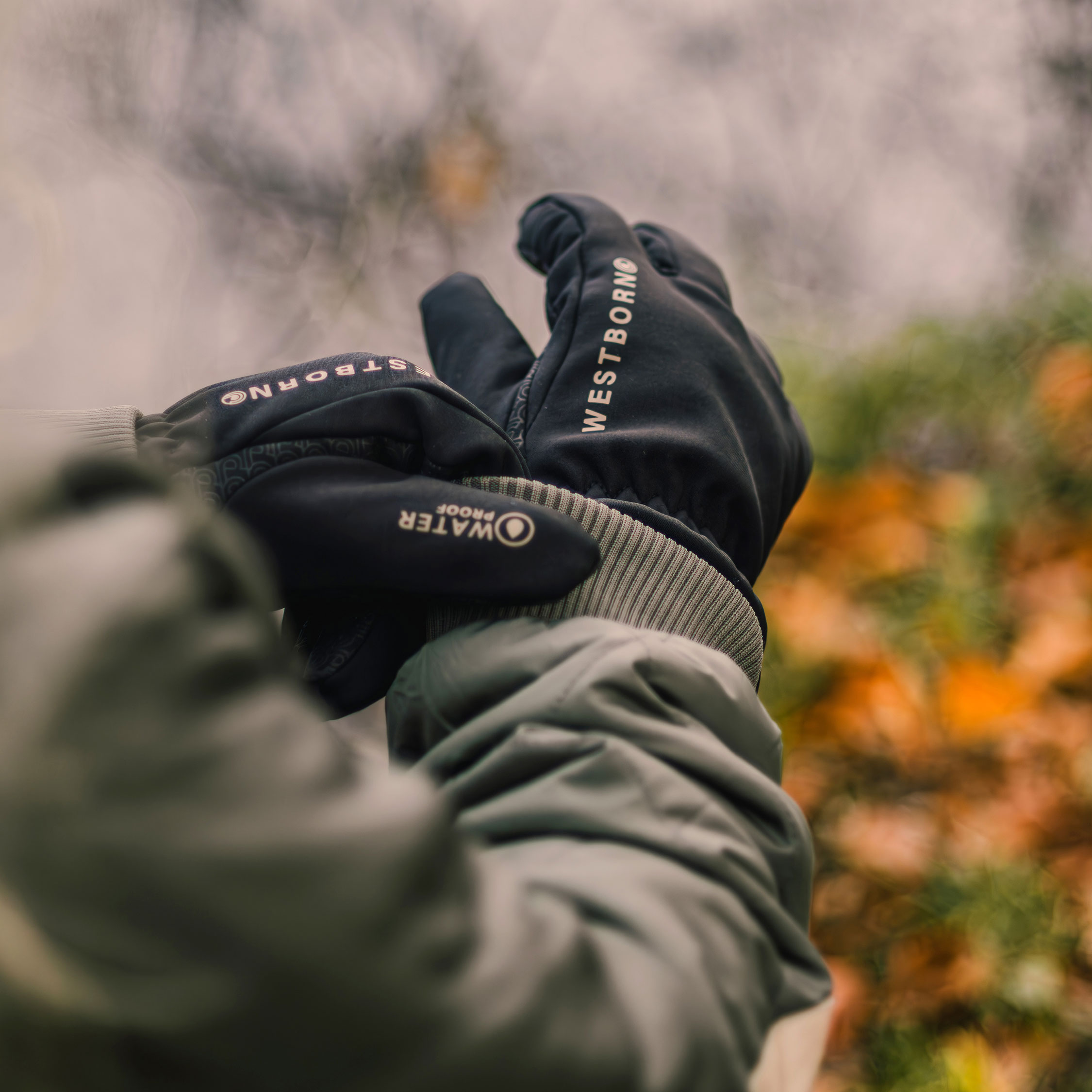 Westborn waterproof gloves, Black