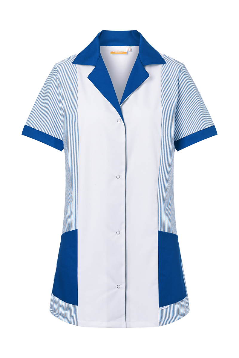 Karlowsky Penelope short-sleeved women's tunic, White/blue, large image number 0
