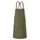 Karlowsky Recycled bib apron, Moss green, Moss green, swatch