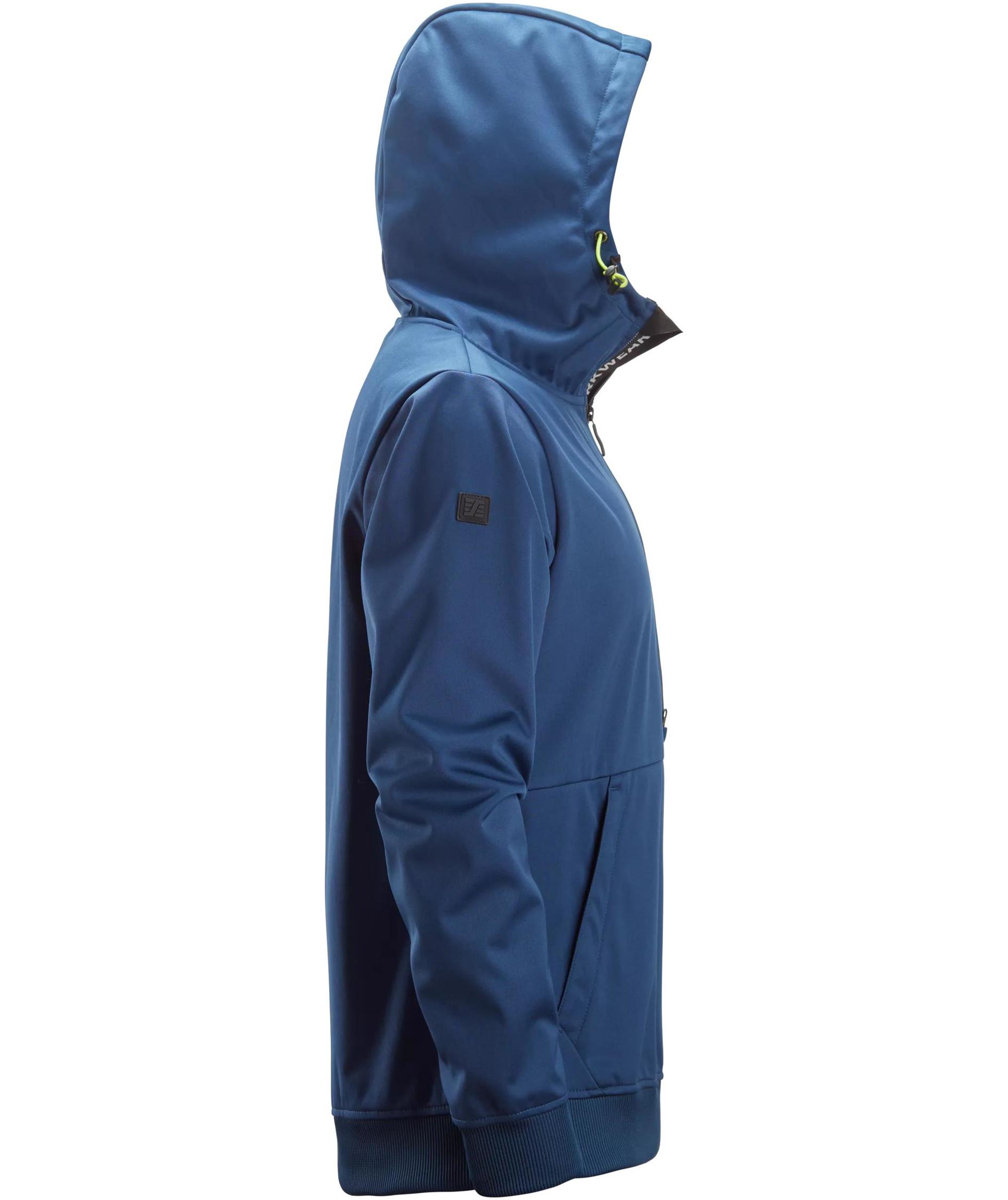 Snickers FlexiWork Windblocker Softshell Hoodie 8400, Deep Blue, large image number 4