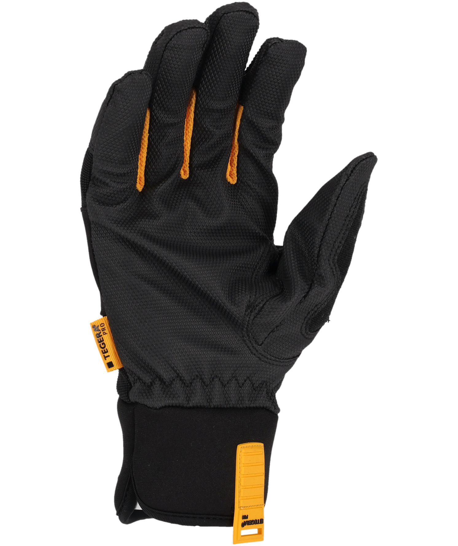 Tegera Pro 9130 winter work gloves, Black/Grey/orange, large image number 3