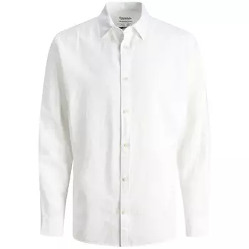 Jack & Jones JJESUMMER skjorte med lin, White