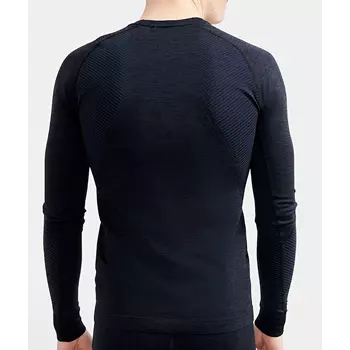Craft Dry Active Comfort Langärmliges T-Shirt, Schwarz