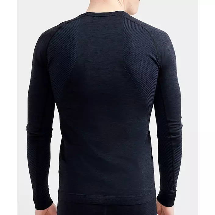 Craft Dry Active Comfort langermet T-skjorte, Svart, large image number 1