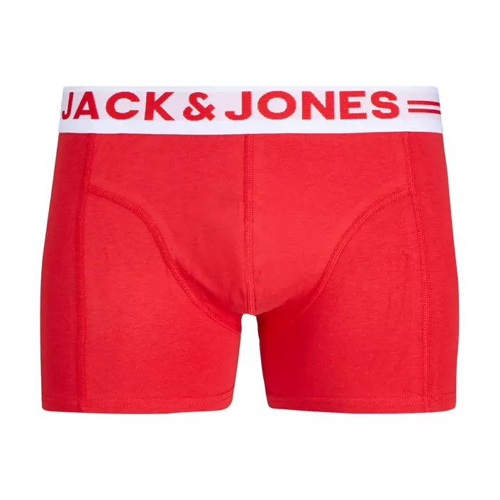 Jack & Jones Sense 3-pak boxershorts, Light Grey Melange/Dress Blues/Salsa, large image number 1