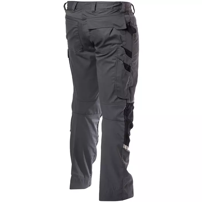 Viking Rubber Evobase work trousers, Dark Grey/Black, large image number 1