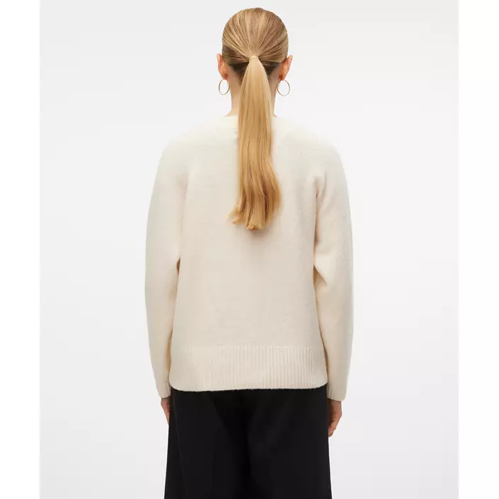 Vero Moda VMBOOM stickad cardigan dam, Birch Melange, large image number 2