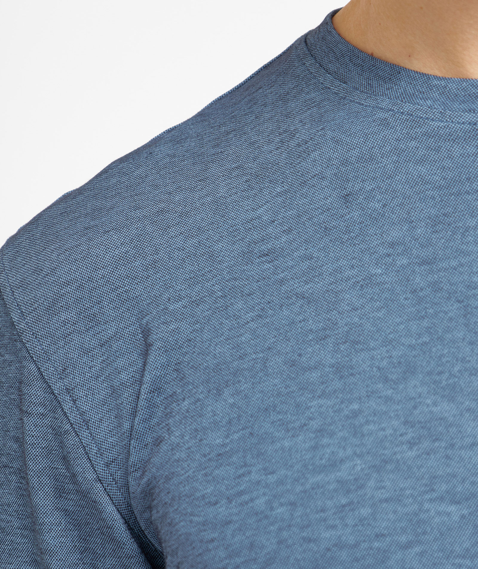 Belika Valencia long-sleeved T-shirt, Navy melange, Navy melange, large image number 3