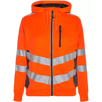Engel Safety hoodie dam, Varsel orange/Grå