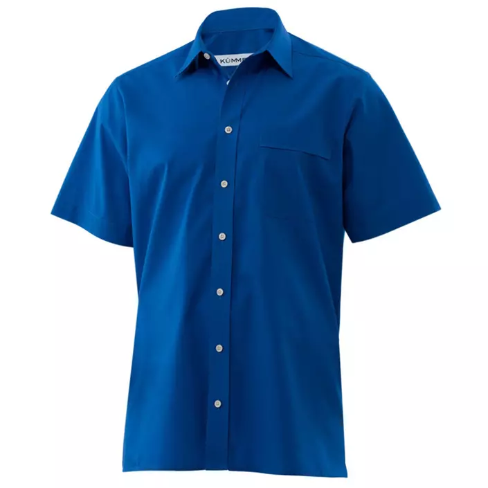 Kümmel George Classic fit  short-sleeved poplin shirt, Royal Blue, large image number 0