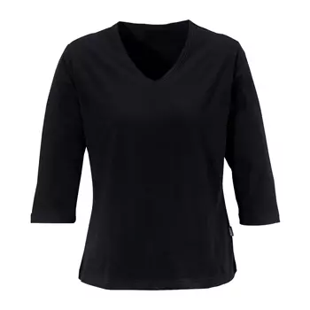 Hejco Wilma women's T-shirt with 3/4 sleeves, Black