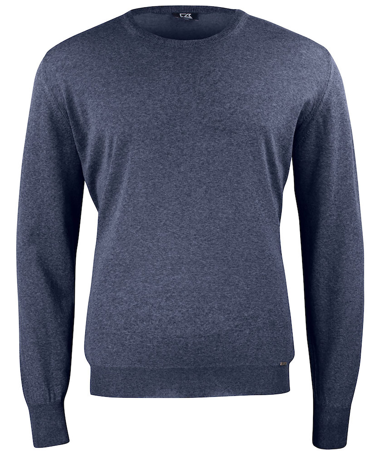 Cutter & Buck Kennewick Crewneck with merino wool, Sea Blue melange, Sea Blue melange, swatch