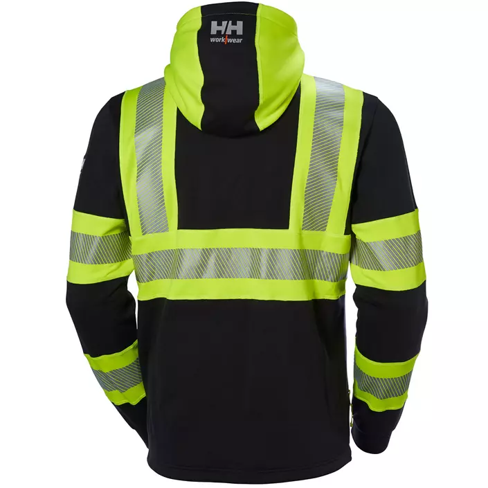 Helly Hansen ICU hooded sweater, Hi-vis yellow/charcoal, large image number 2
