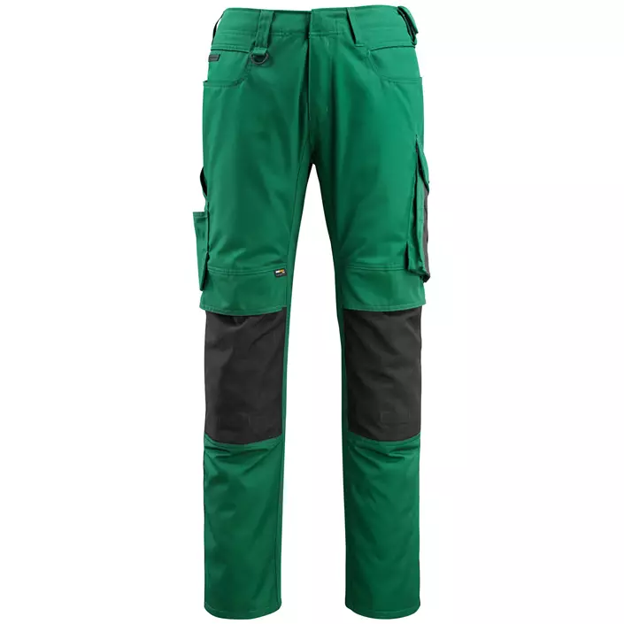 Mascot Unique Mannheim work trousers, light, Green/Black, large image number 0
