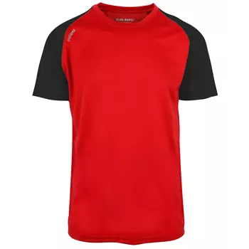 Blue Rebel Dragon Kontrast  T-skjorte, Rød