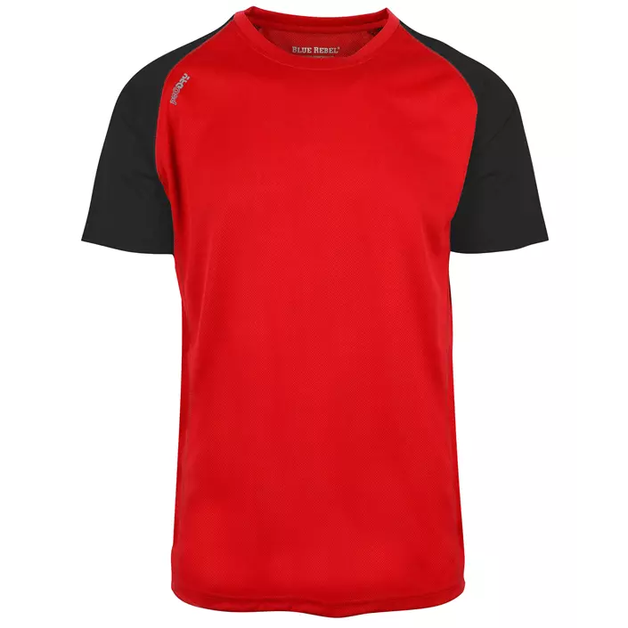Blue Rebel Dragon Kontrast  T-Shirt, Rot, large image number 0