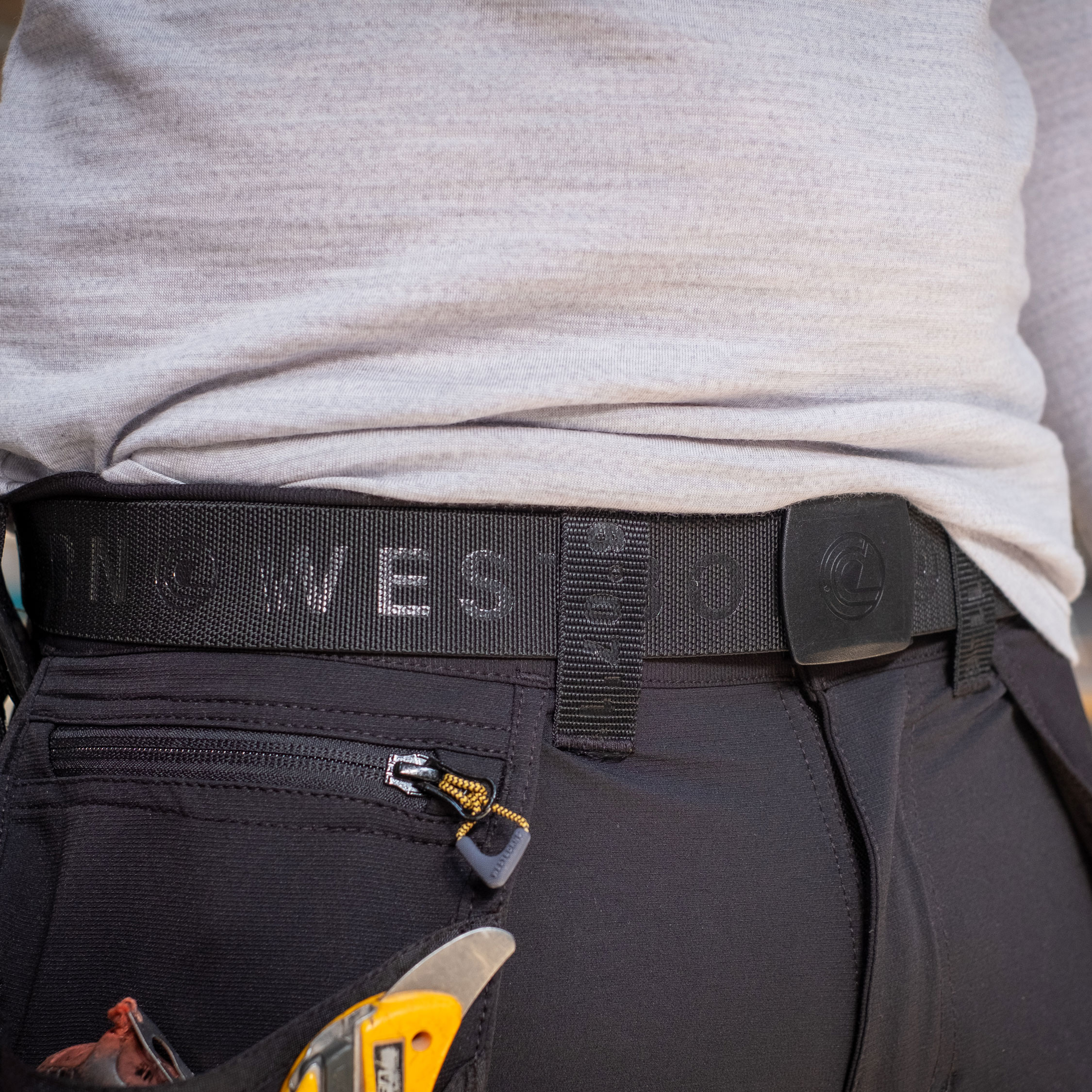 Westborn elastic belt, Black