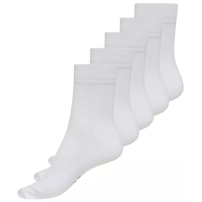 Zebdia 5-pack running socks, White, large image number 0